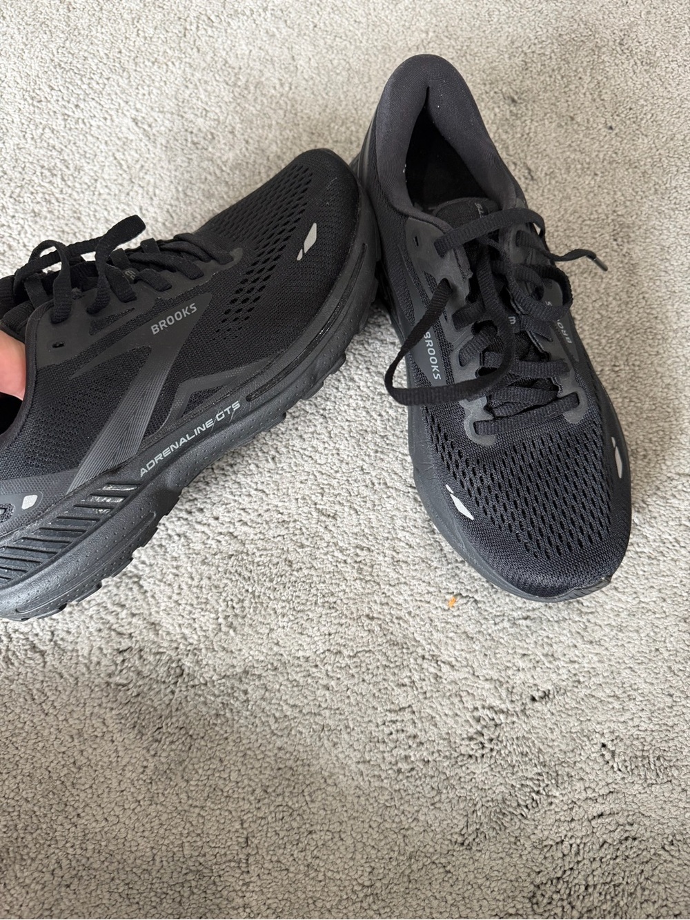 Brooks Black Adrenaline GTS Athletic Running Shoes
